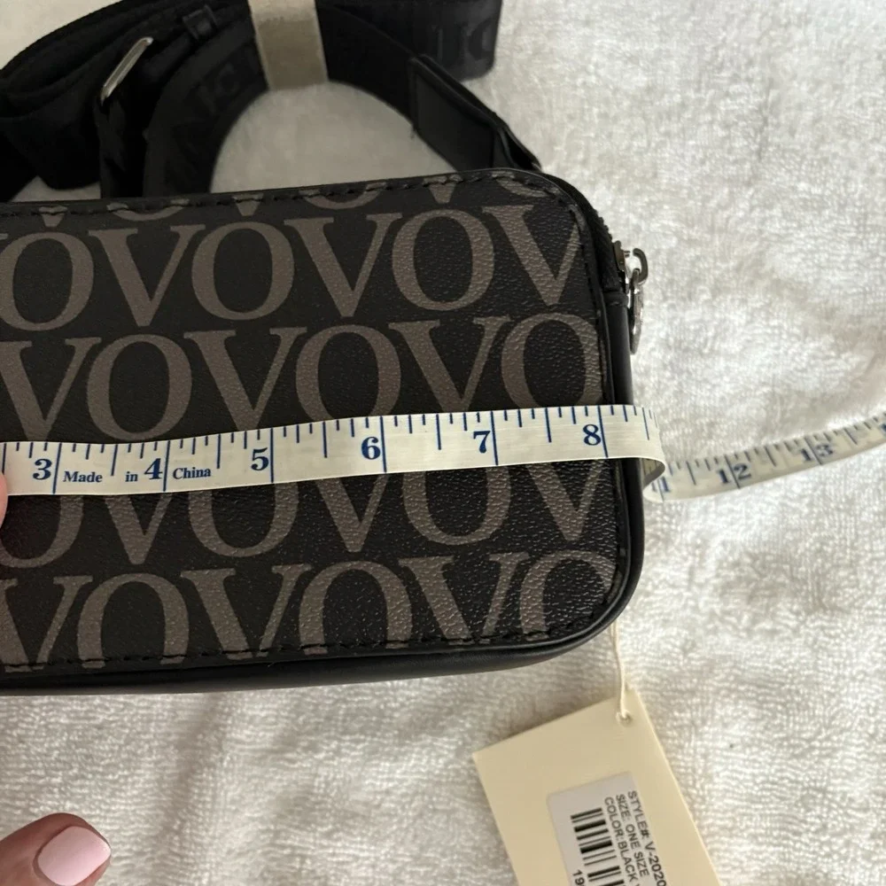 Valentino Orlandi, Camera Bag Black/vovo Crossbody, Shoulder Strap Luxury
